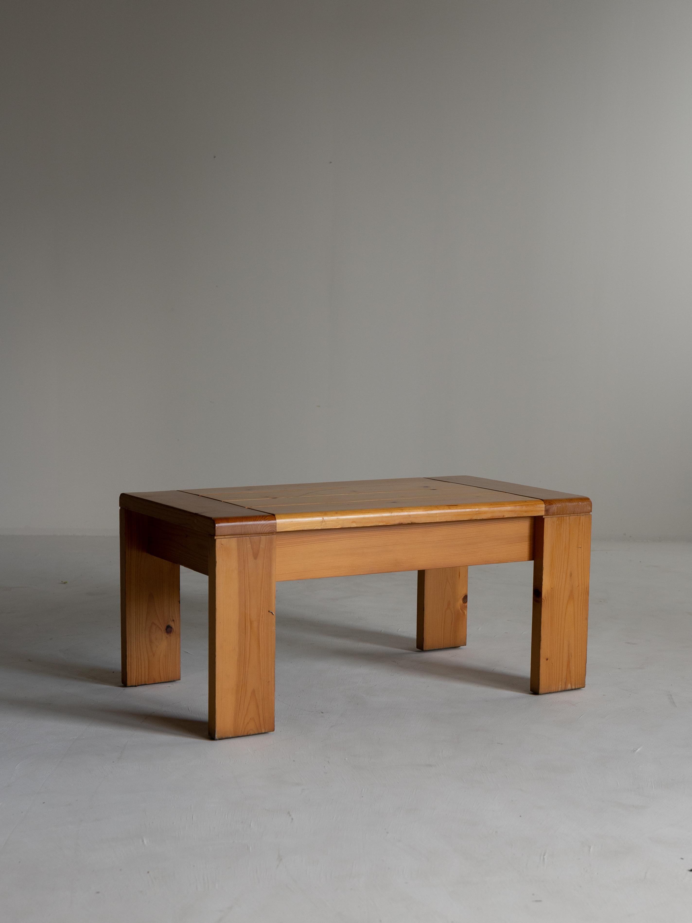 Mid-Century Modern Les Arcs Coffee Table by Charlotte Perriand