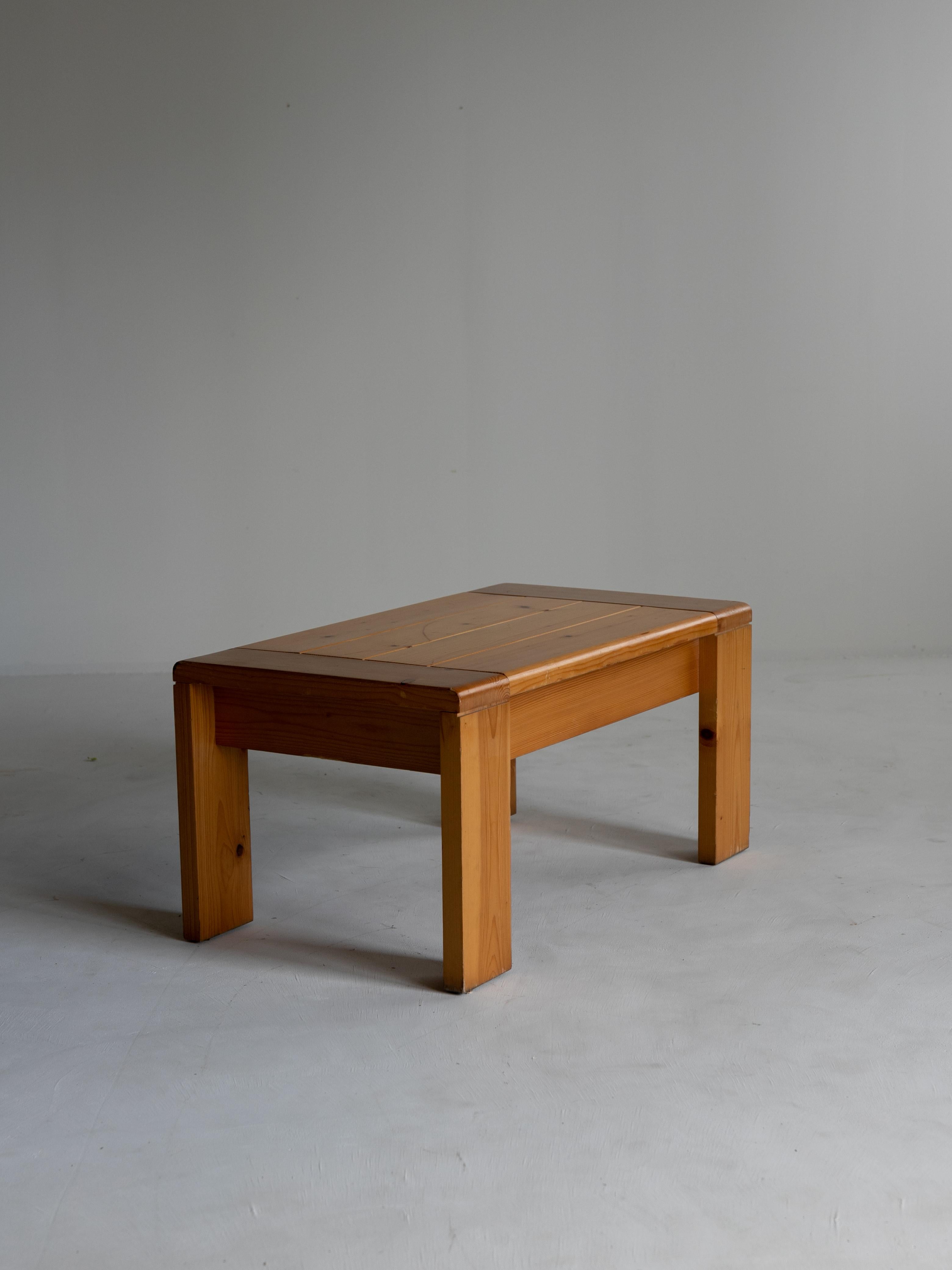 French Les Arcs Coffee Table by Charlotte Perriand