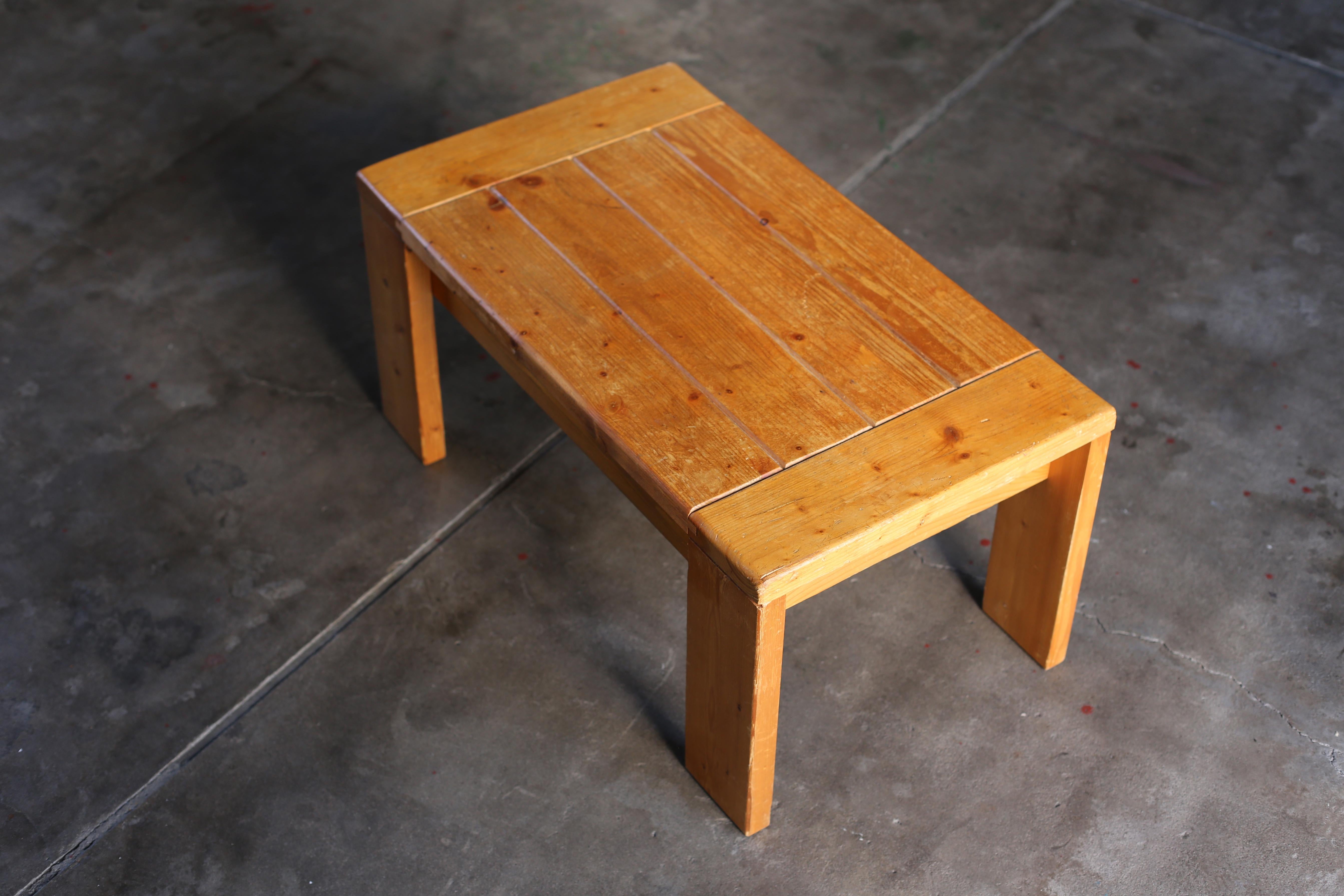 Late 20th Century Les Arcs Coffee Table by Charlotte Perriand