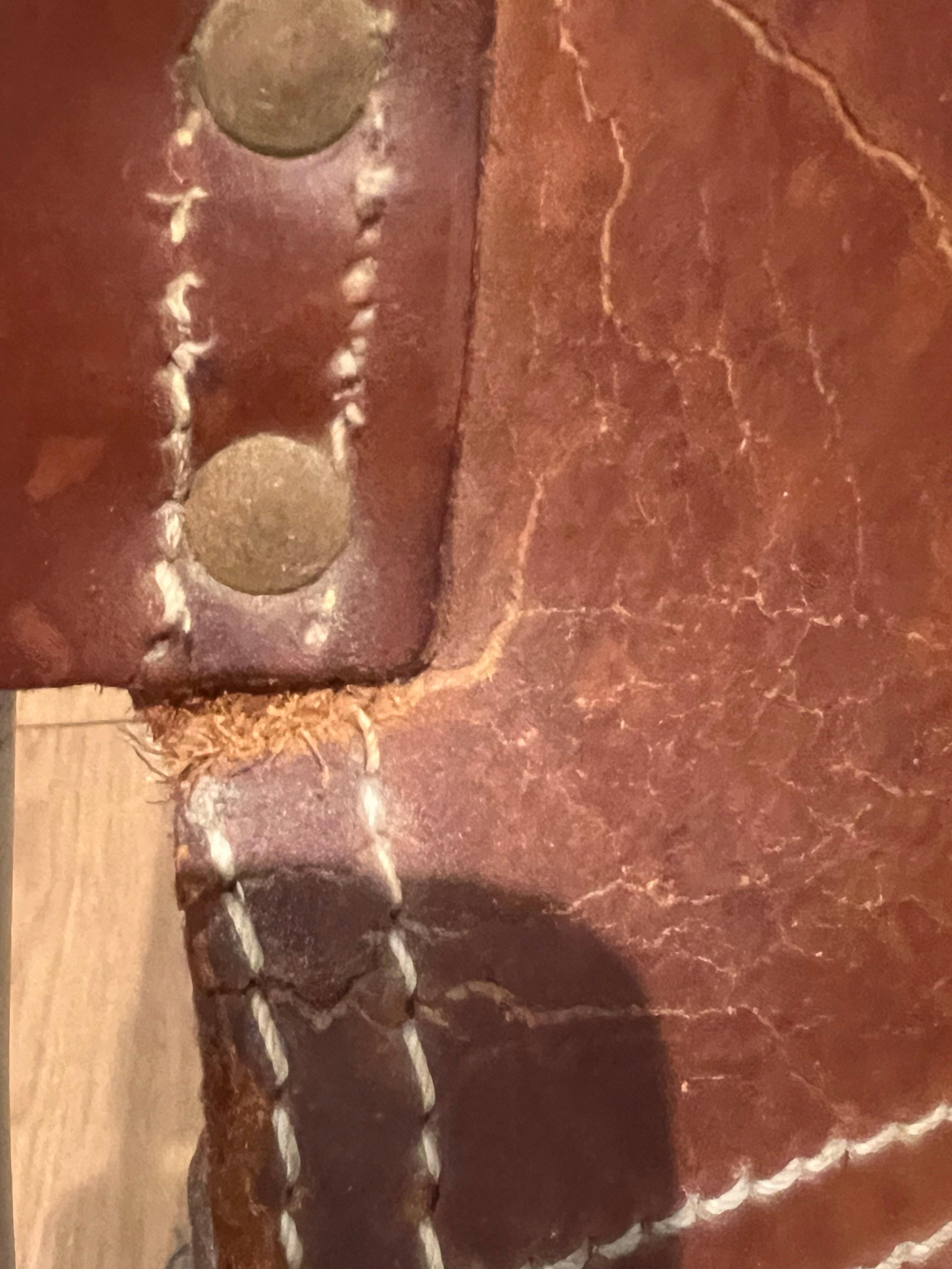 Les Arcs Esszimmerstuhl Ausgewählt von Charlotte Perriand, Neues Leder, 1960er Jahre (20. Jahrhundert) im Angebot