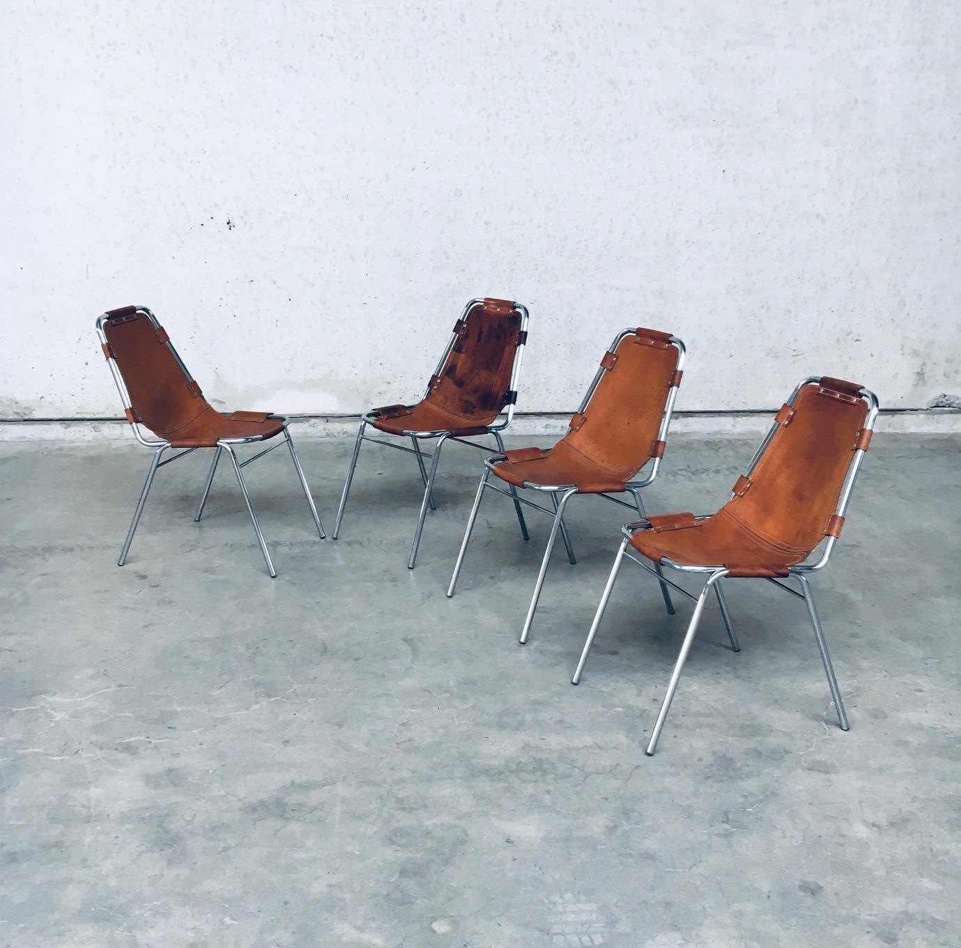 Esszimmerstühle „Les Arcs“ von Dal Vera, ausgewählt von Charlotte Perriand, Italien 1960er Jahre (Italienisch) im Angebot