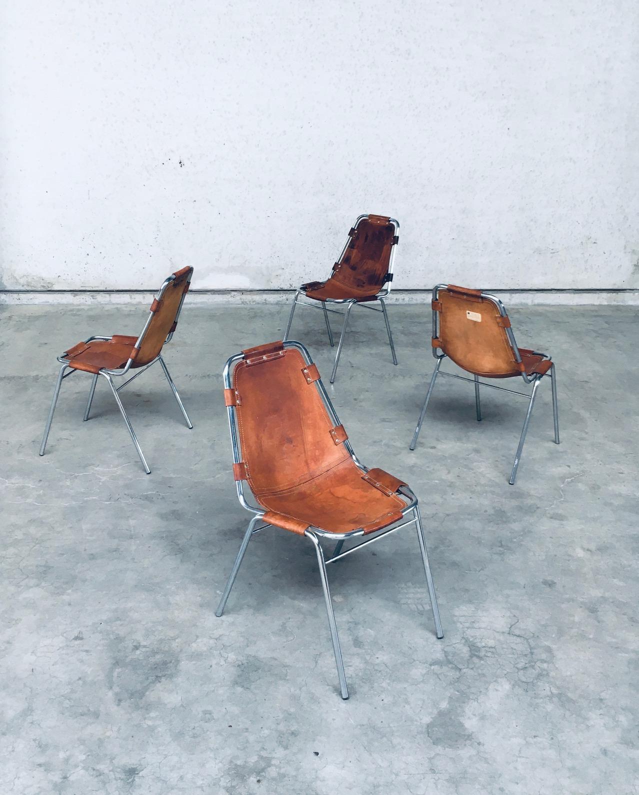 Esszimmerstühle „Les Arcs“ von Dal Vera, ausgewählt von Charlotte Perriand, Italien 1960er Jahre im Zustand „Gut“ im Angebot in Oud-Turnhout, VAN