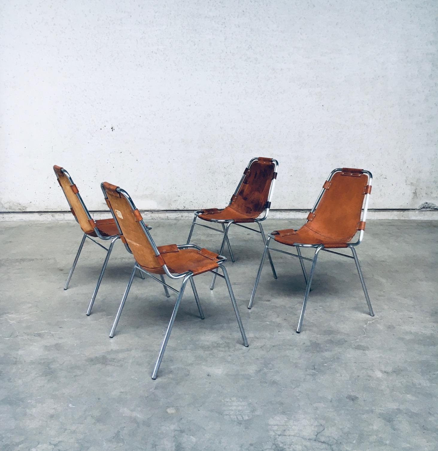 Esszimmerstühle „Les Arcs“ von Dal Vera, ausgewählt von Charlotte Perriand, Italien 1960er Jahre (Mitte des 20. Jahrhunderts) im Angebot