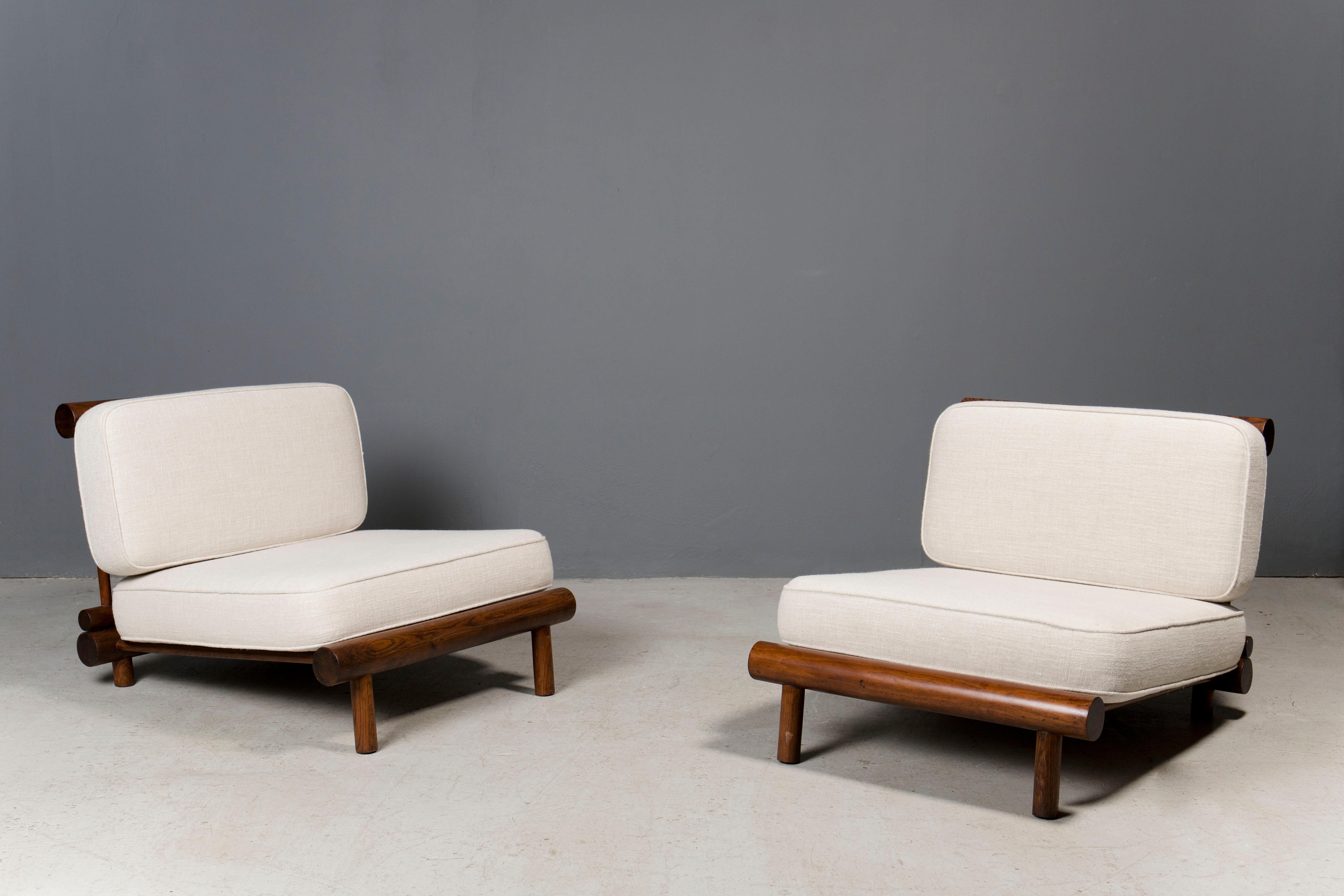Mid-Century Modern Les Arcs Low Lounge Chair c 1950s
