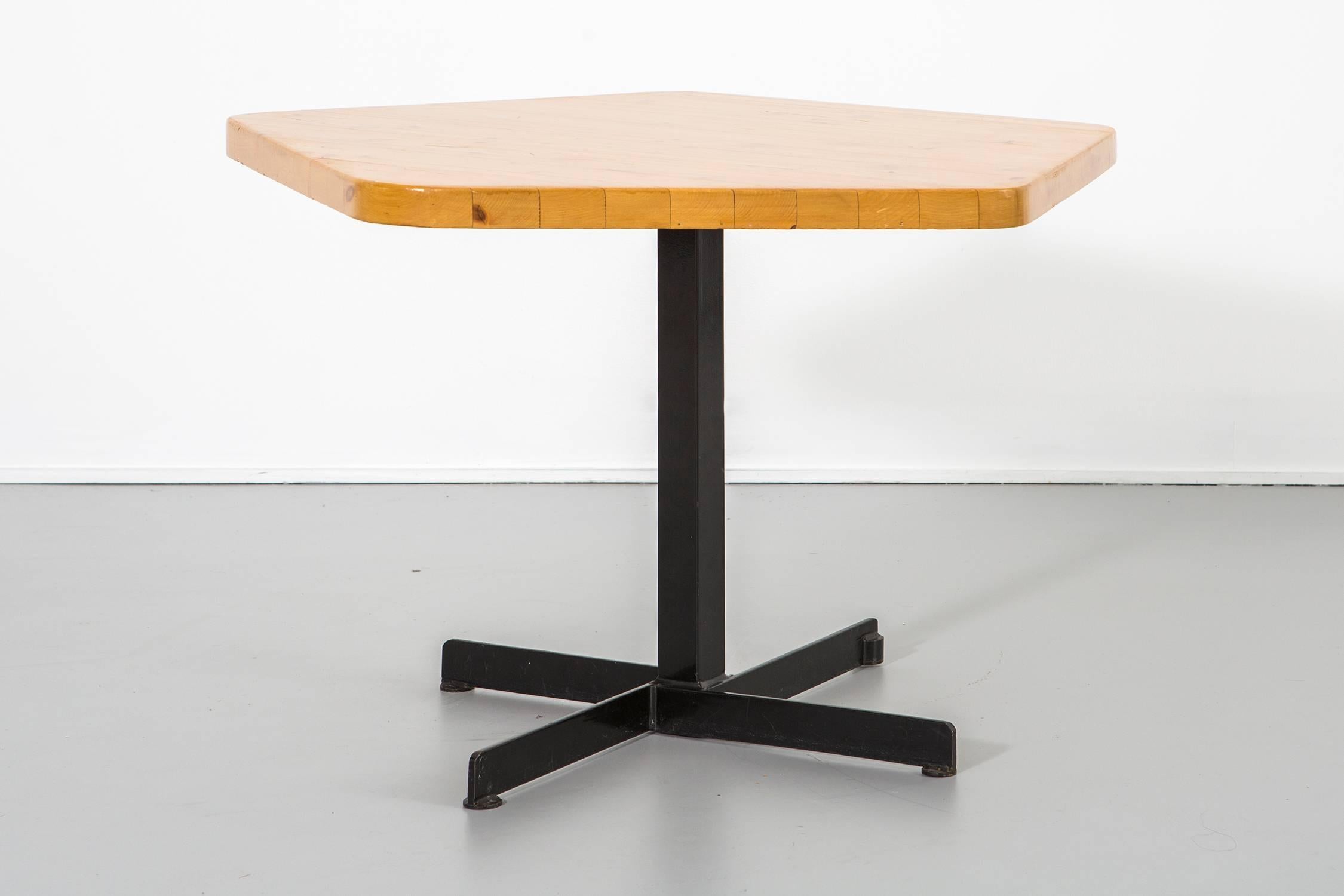 Mid-Century Modern Les Arcs Pentagonal Table by Charlotte Perriand