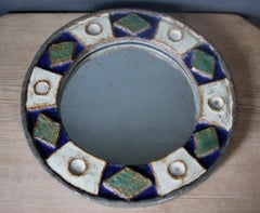 Espejo de cerámica Les Argonautes, Francia, años 60