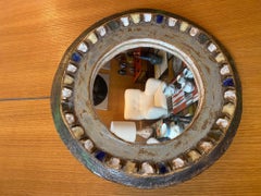 Les Argonautes Ceramic Mirror, France, 1960s