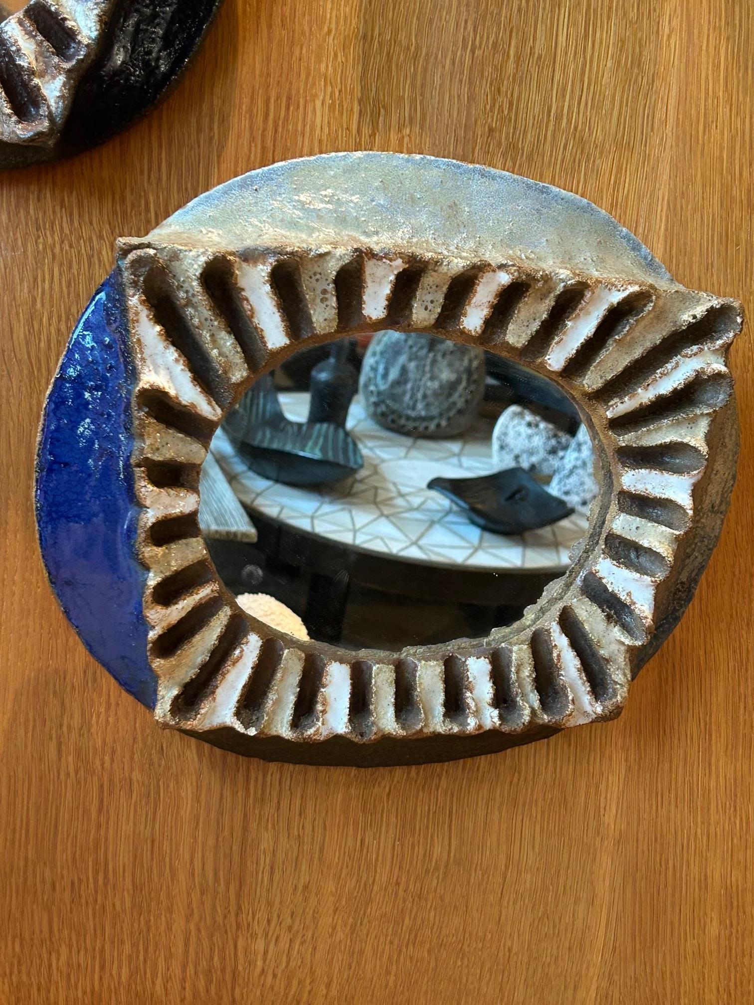 Les Argonautes Ceramic Mirror, France, 1960s en vente 1