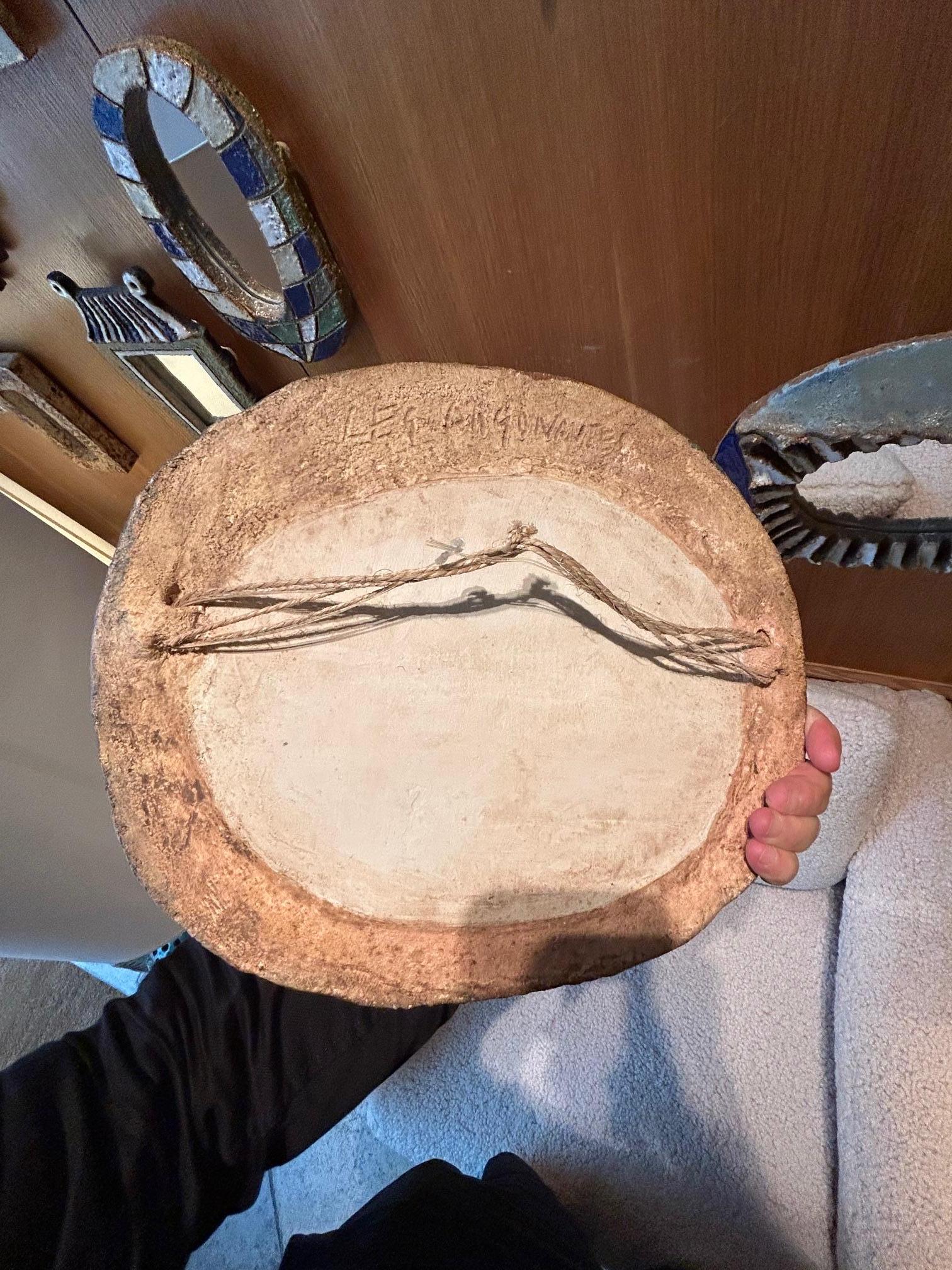 Les Argonautes Ceramic Mirror, France, 1960s en vente 1