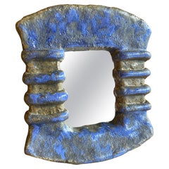Les Argonautes Ceramic Mirror, France, 1960s