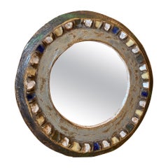 Les Argonautes Ceramic Mirror, France, 1960s