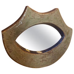 Les Argonautes Ceramic Mirror, France, 1960s