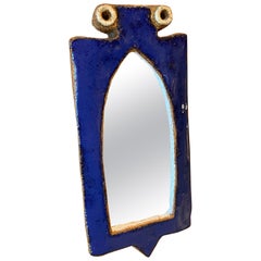 Les Argonautes Ceramic Mirror, France, 1960s