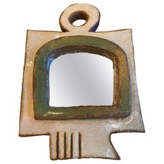 Miroir en céramique Les Argonautes, France, années 1960