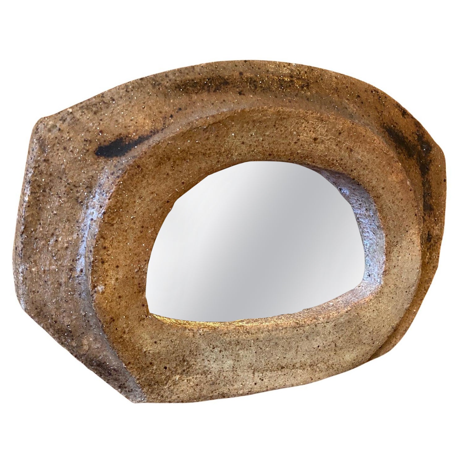 Miroir en céramique Les Argonautes, France, Vallauris, années 1960