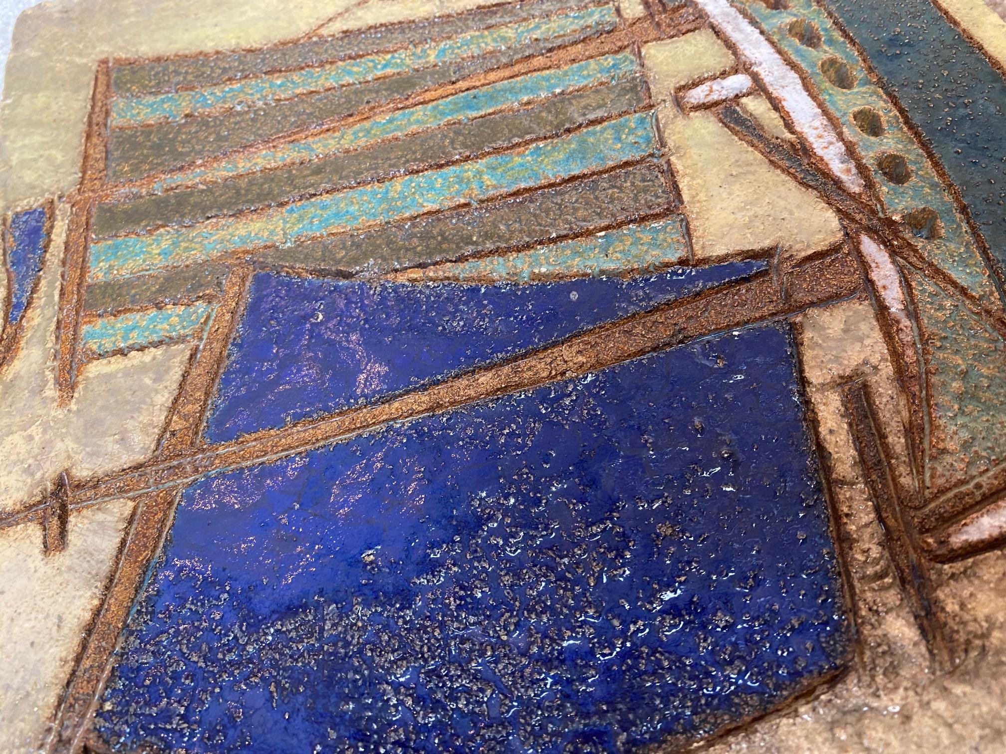 Pannello in ceramica Les Argonautes, Francia, Vallauris, anni '60 In condizioni buone in vendita a Paris, FR
