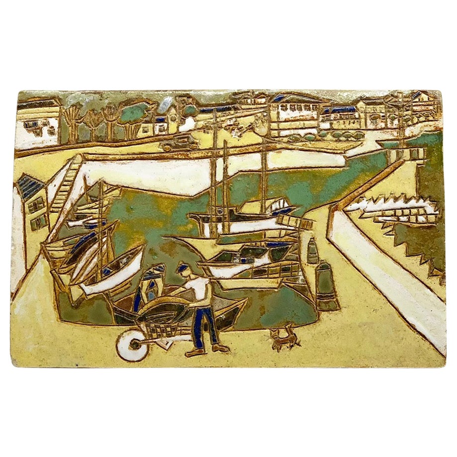 Keramische Täfelung aus den Argonautes, Frankreich, Vallauris, 1960er Jahre