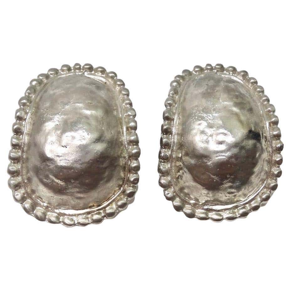 Schiaparelli 1950s Assorted Crystal Clip-On Earrings For Sale at ...