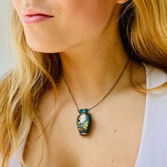 Vintage Les Bernard 1980s Pendant Necklace
