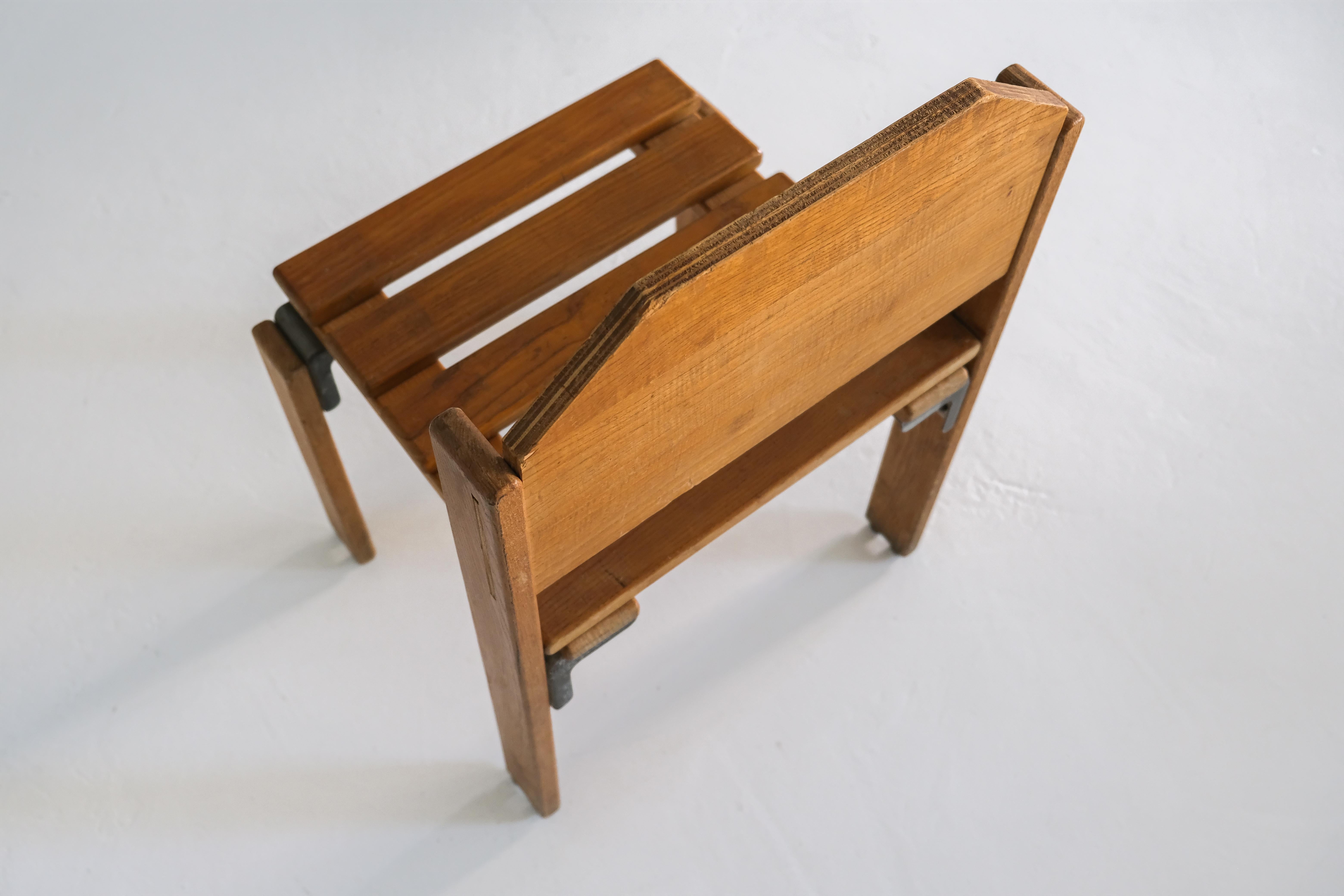Les Carrats Dining Chair by Georges Candilis + Anja Blomstedt for Sentou, 1970 in vendita 5