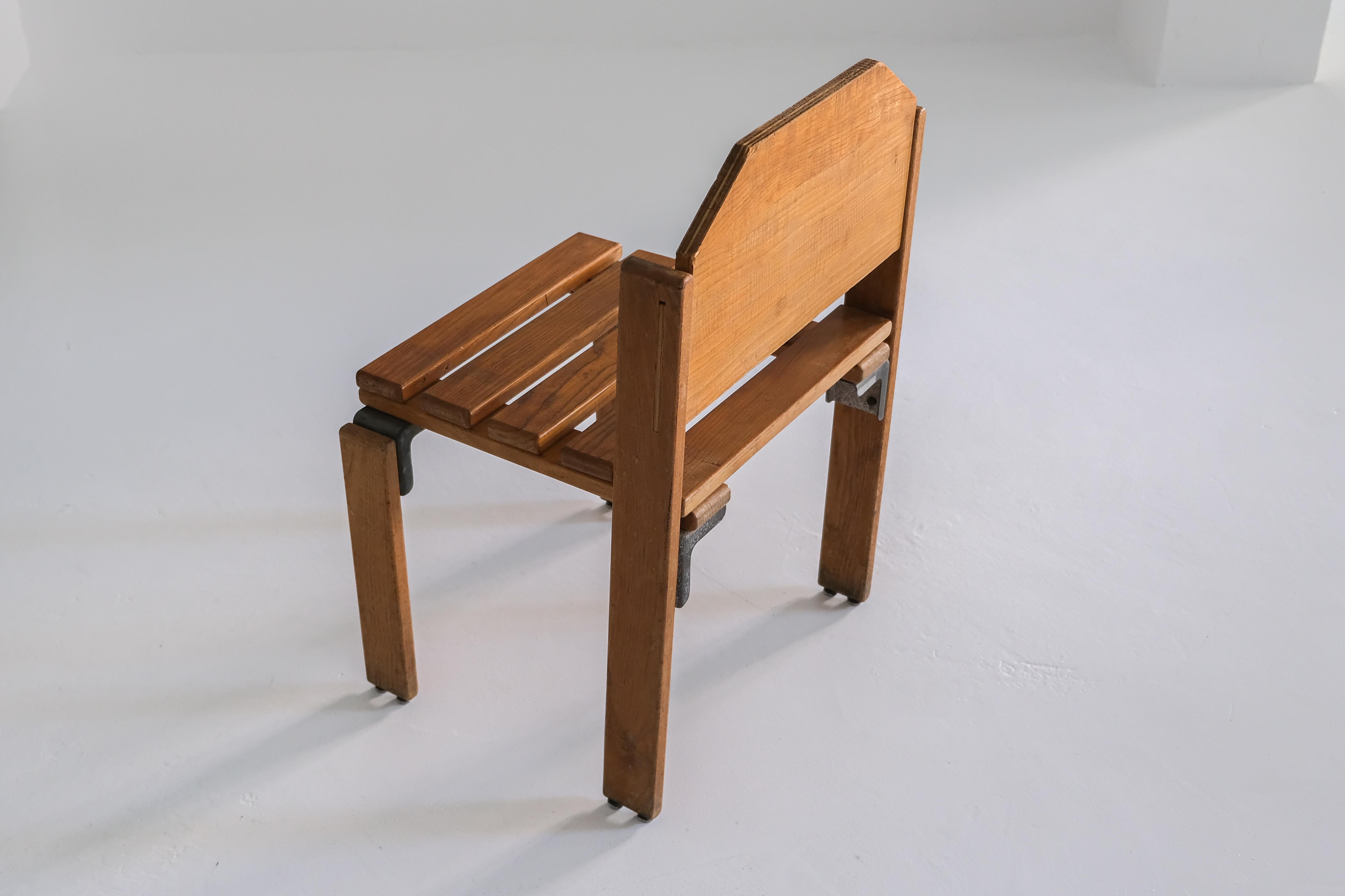 Les Carrats Dining Chair by Georges Candilis + Anja Blomstedt for Sentou, 1970 in vendita 8