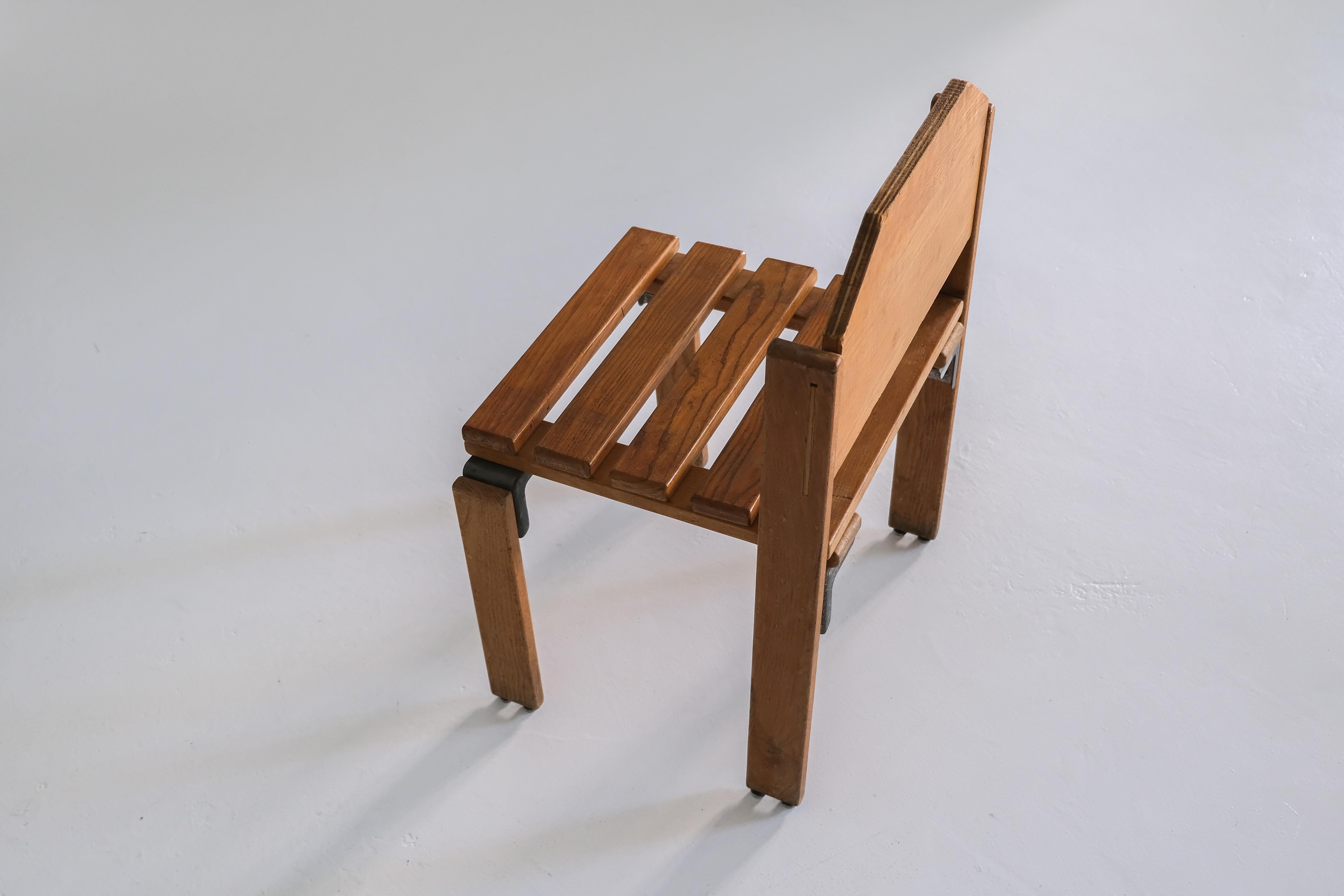Les Carrats Dining Chair by Georges Candilis + Anja Blomstedt for Sentou, 1970 in vendita 9