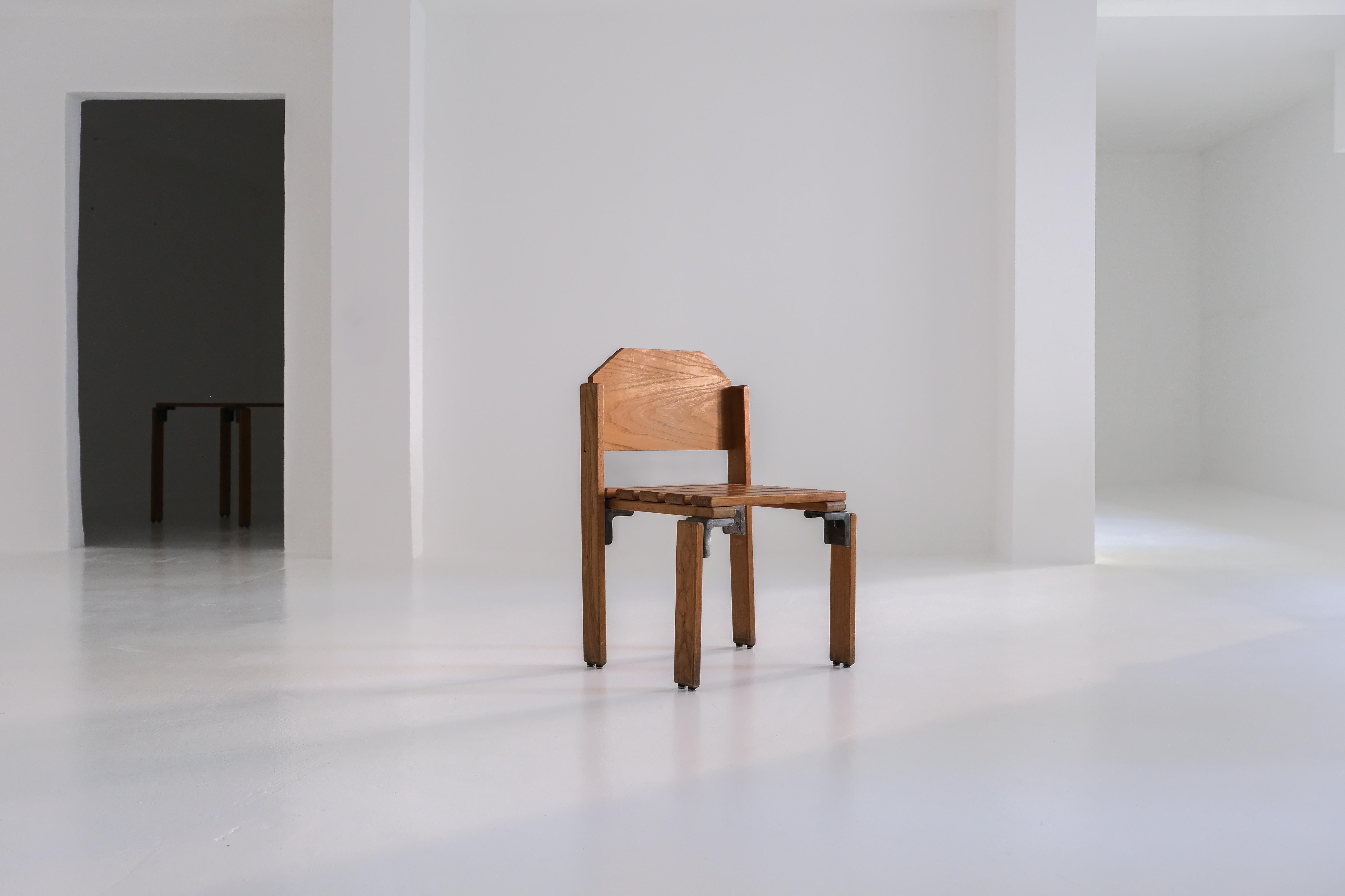 Francese Les Carrats Dining Chair by Georges Candilis + Anja Blomstedt for Sentou, 1970 in vendita