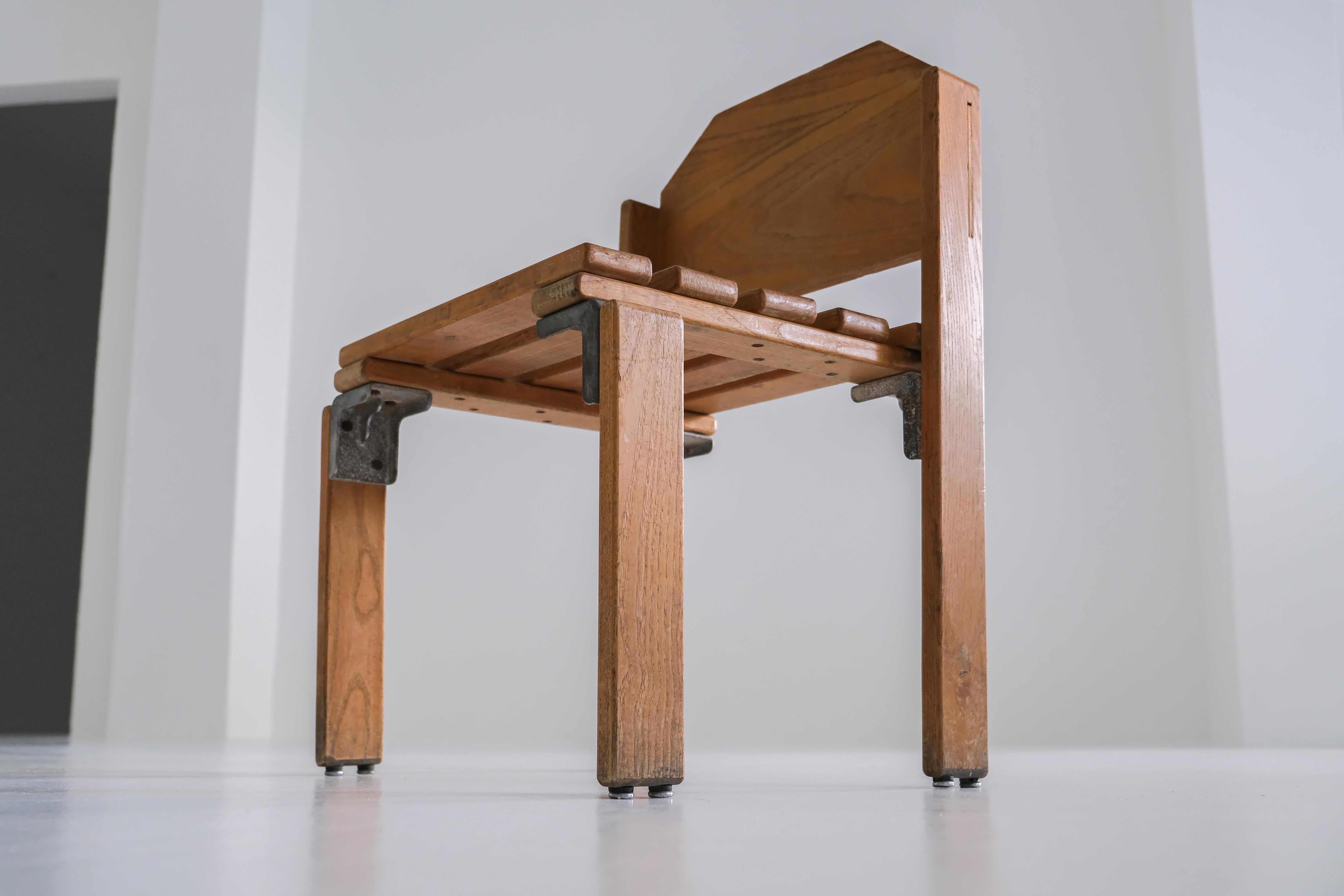 Les Carrats Dining Chair by Georges Candilis + Anja Blomstedt for Sentou, 1970 in vendita 2