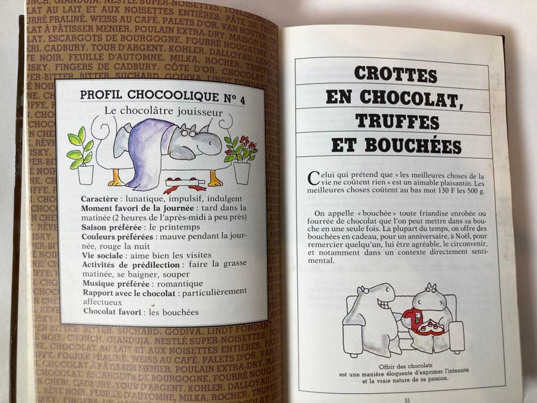 Les Cinglés Du Chocolat Hardcover French Edition For Sale at 1stDibs