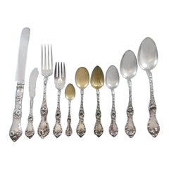Les Cinq Fleurs by Reed and Barton Sterling Silver Flatware Set 126 Pcs Dinner