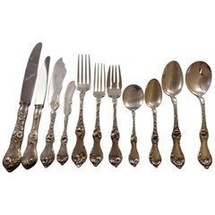 Les Cinq Fleurs by Reed & Barton Sterling Silver Flatware Set 18 Service 224 Pcs