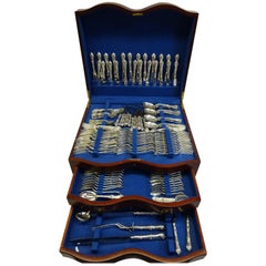 Les Cinq Fleurs by Reed & Barton Sterling Silver Flatware Set 18 Service 242 Pcs