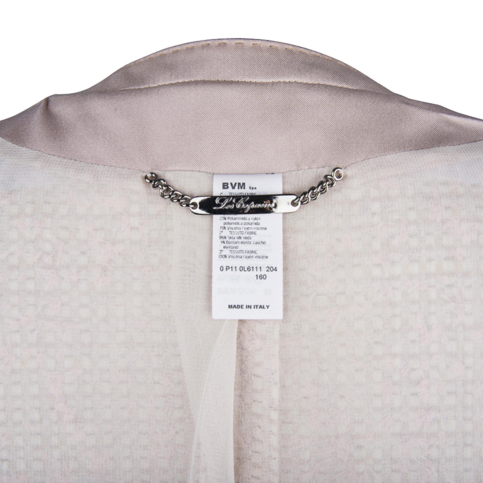 Les Copains Jacket Pink Fantasy Tweed Suede Edging Skirt Set 6 New For Sale 11