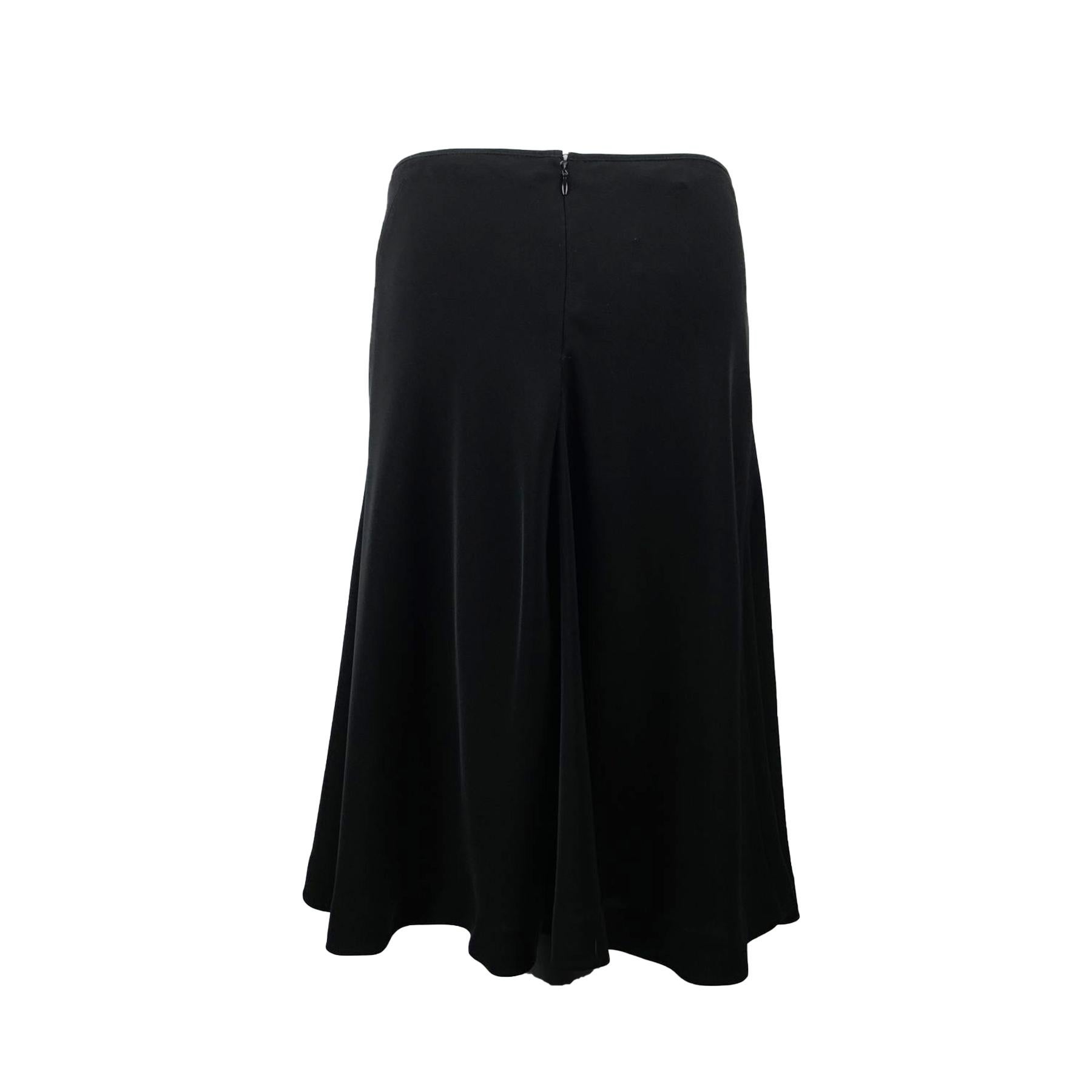skirt black size 44