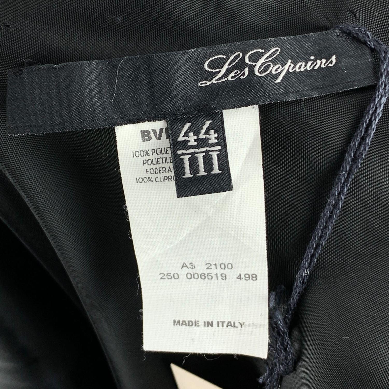 Les Copains Vintage Black Midi Flared Skirt Size 44 IT 1