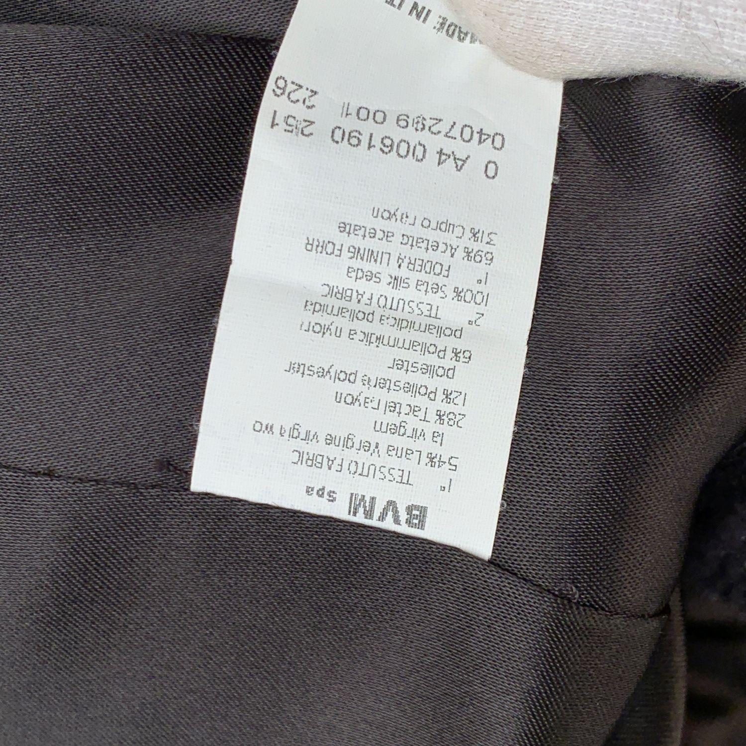 Les Copains Vintage Black Sequin Wool Skirt Suit Size 44 4