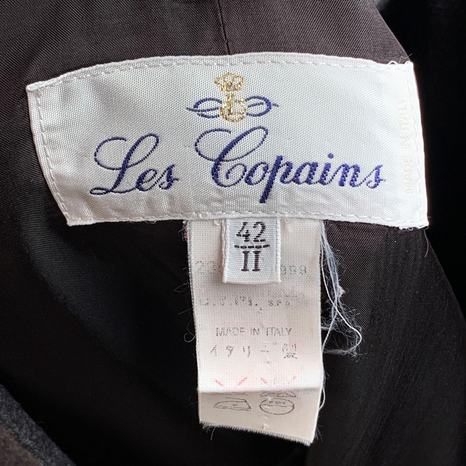 Les Copains Vintage Gray Wool and Cashmere Blazer Jacket Size 42 1