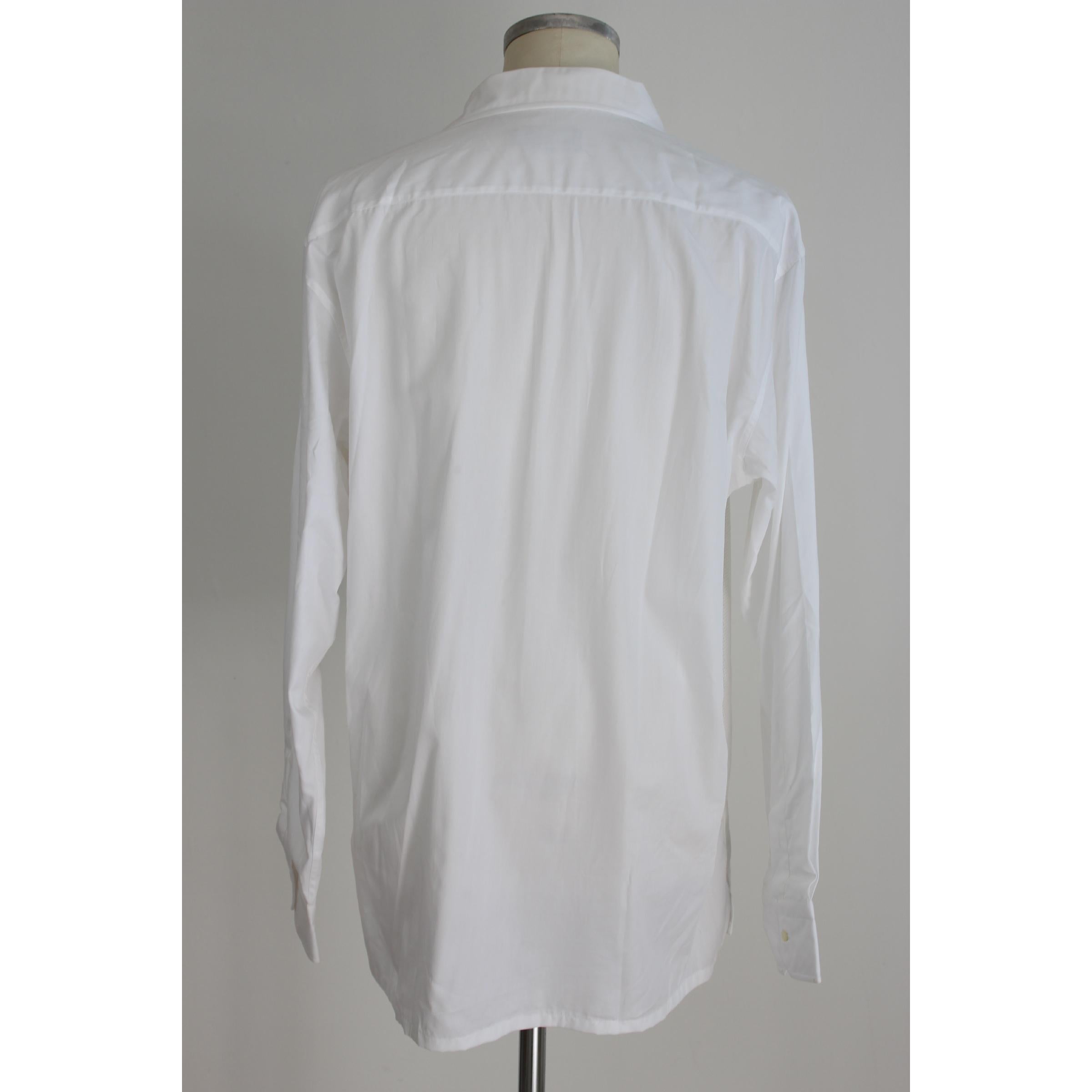 Les Copains Weißes Baumwollhemd im Vintage-Look (Grau) im Angebot