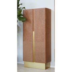 Les Cuirs, Bar Cabinet by Marc Dibeh