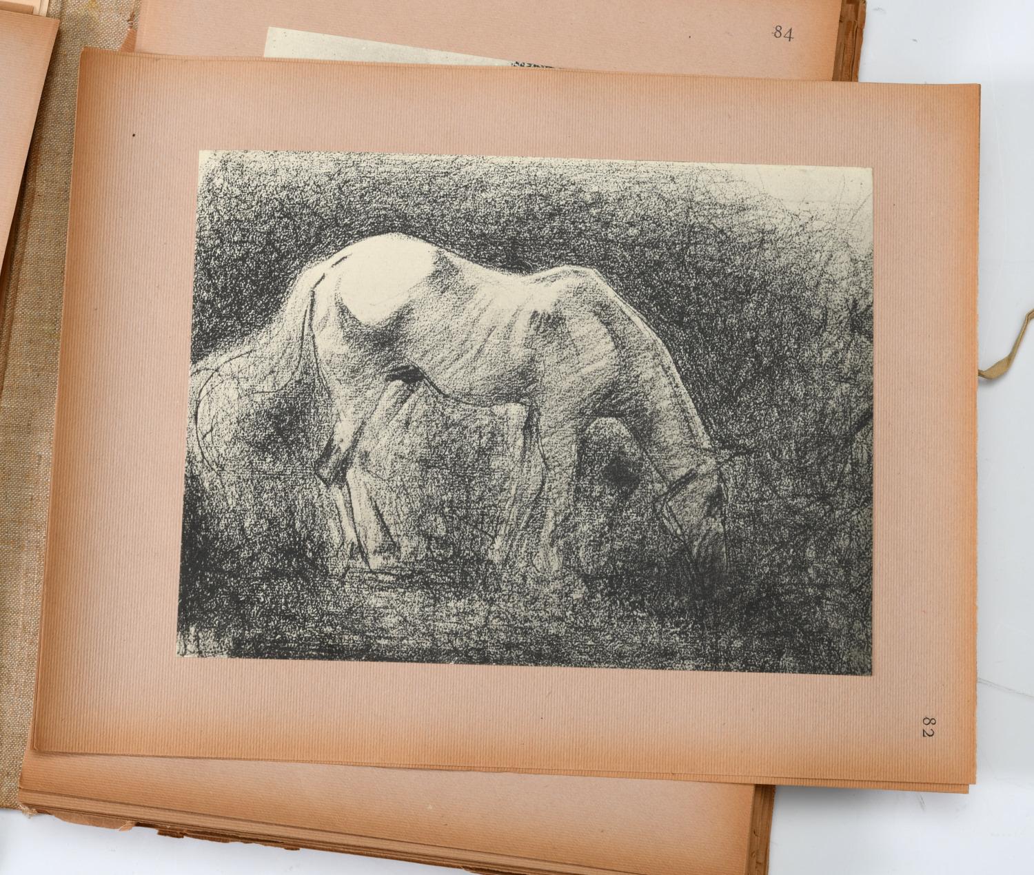 19th Century Les Dessins De Georges Seurat, 1859-1891, Complete Folio of 67 Images