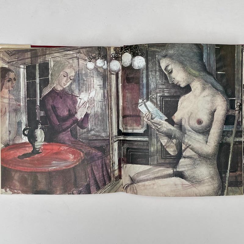 Mid-Century Modern Les Dessins de Paul Delvaux, Maurice Delvaux 1967 1ère édition