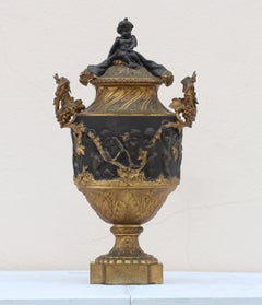 "Les Enfants de Bacchus" a 19th Century Bronze Covered Vase
