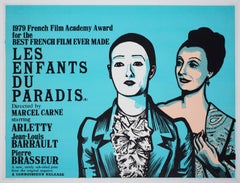 Les Enfants Du Paradis 1970s Academy Cinema UK Quad Film Poster, Strausfeld