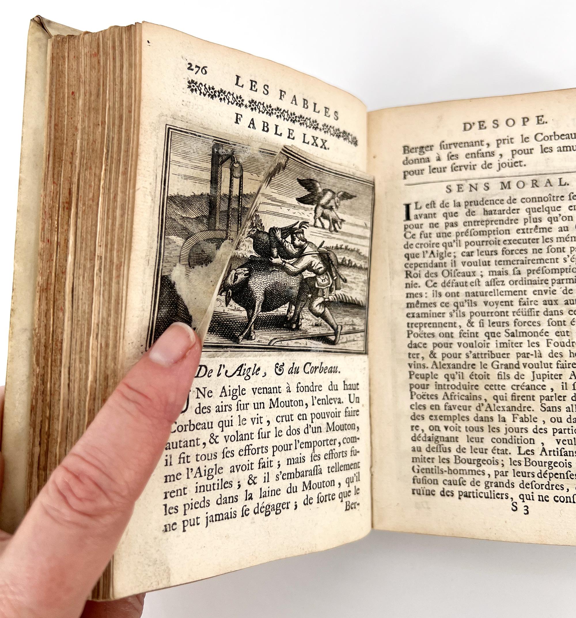 Les Fables d'Esope Phrigien avec celles de Philelphe [Les Fables d'Esope, 1708] en vente 5
