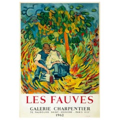 Les Fauves Galerie Charpentier 1962 Original Vintage Poster