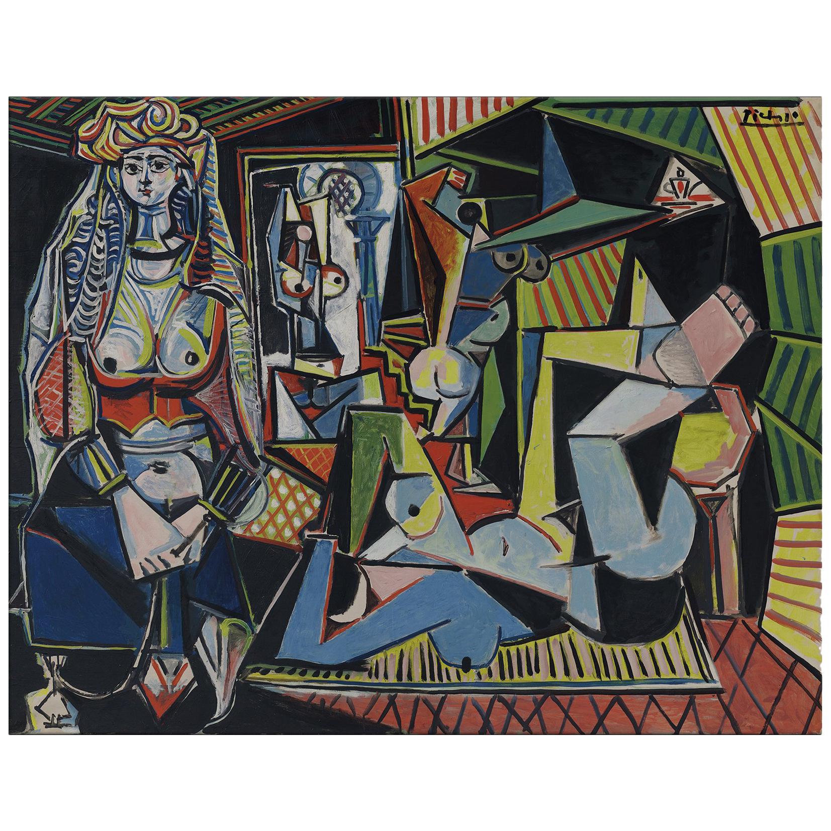 Les Femmes d’Alger, after Expressionist artist Pablo Picasso For Sale