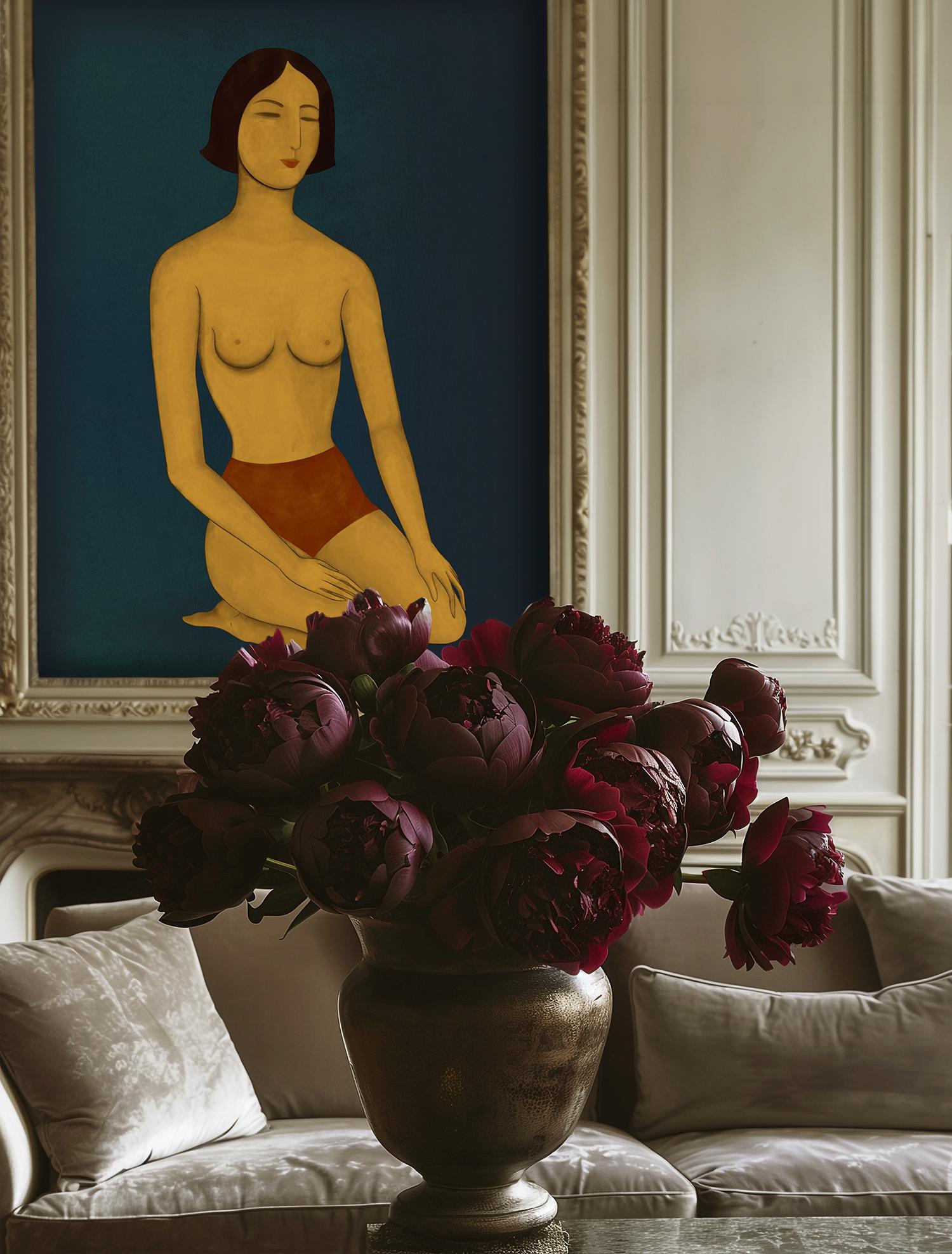 „Les Femmes Deux“  Kunstdruck in limitierter Auflage von Christiane Lemieux - 42