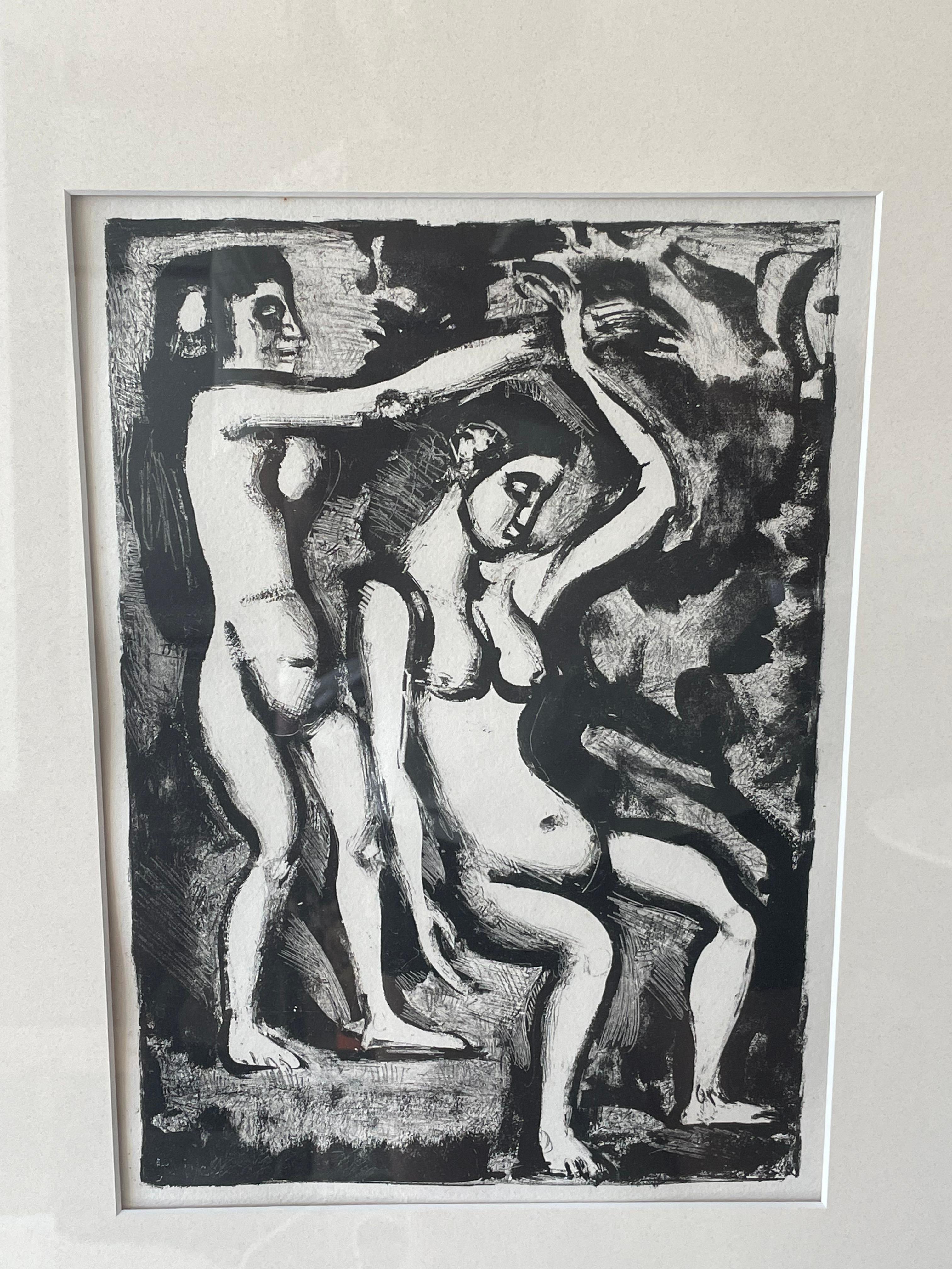Paper Les Fleurs du Mal, Georges Rouault, 1933 For Sale