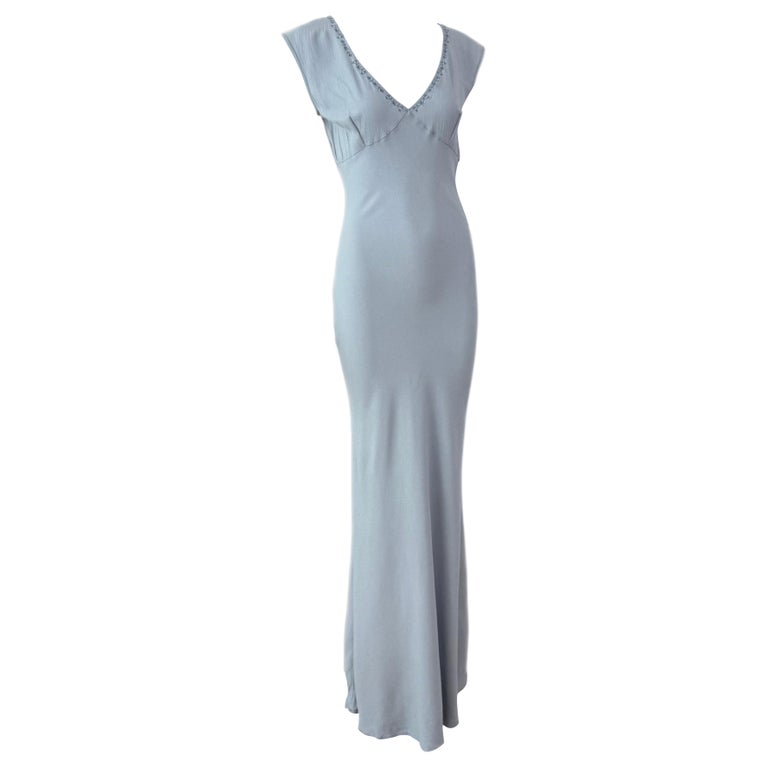 dusty blue slip dress Crushed Satin Nursing Dress