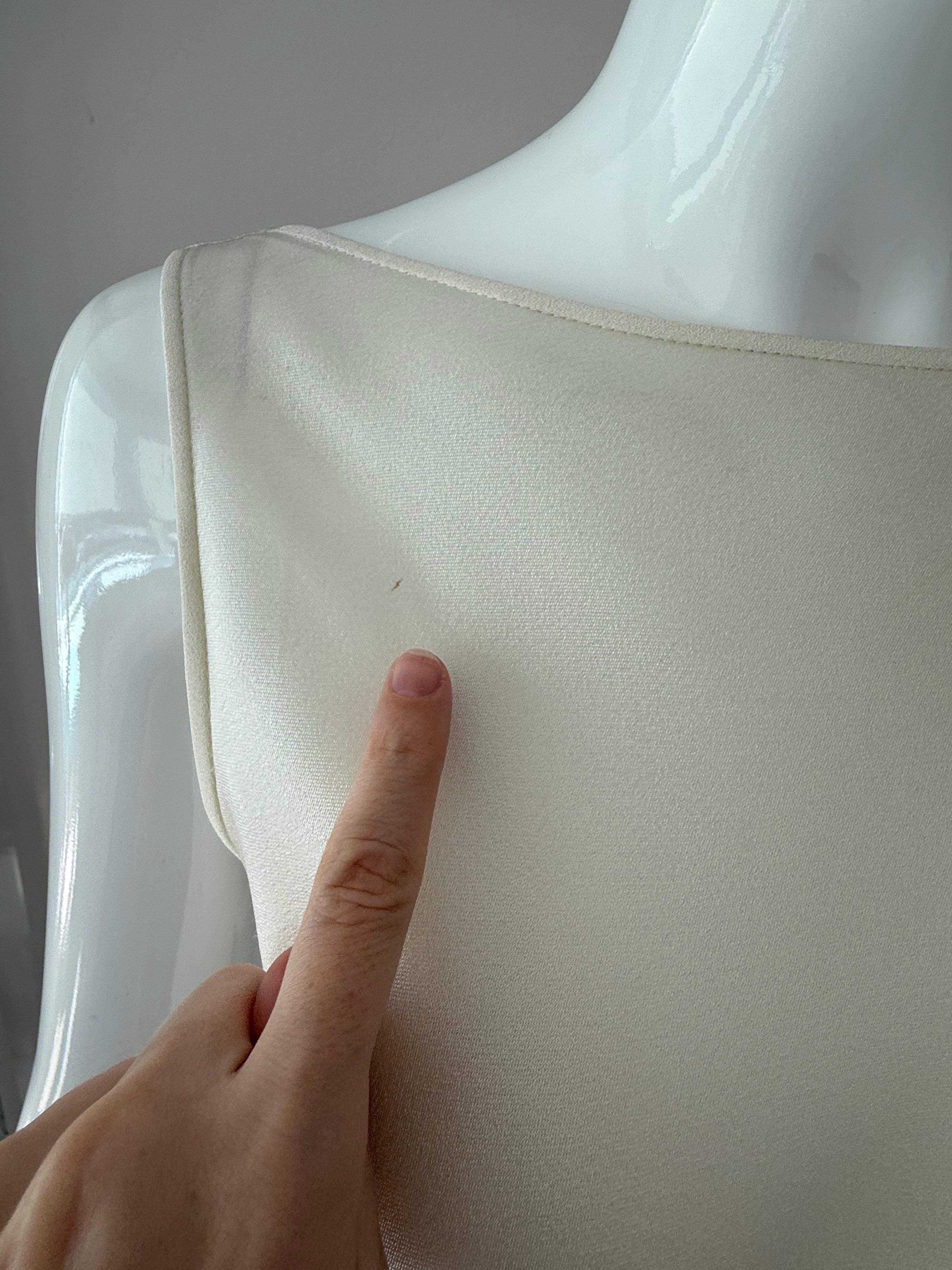 LES HABITUDES 90's Vintage Seide Rückenfreies Abendkleid / Hochzeitskleid im Angebot 1